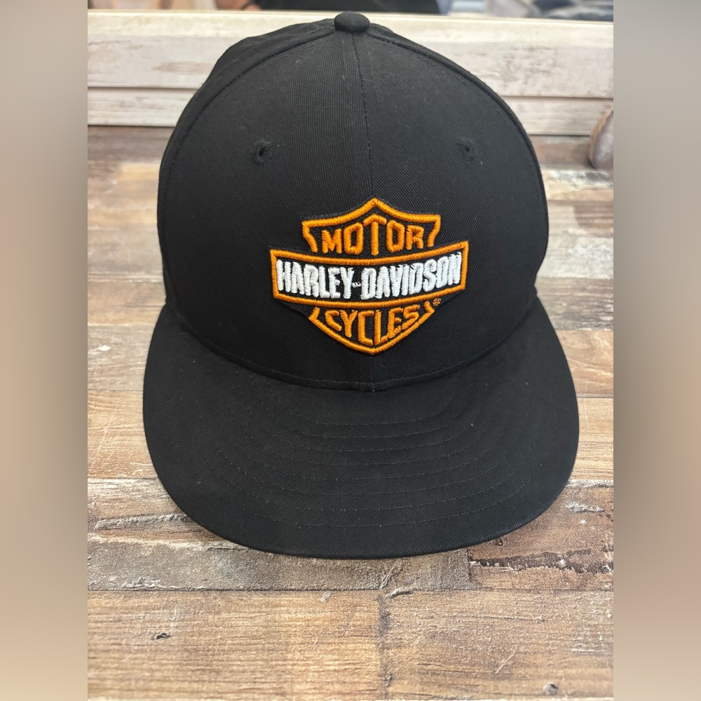 9fifty Black and Orange Harley-Davidson Cap